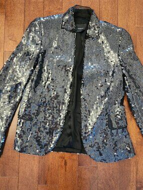 Akris Punto women's sequin blazer in size US 8